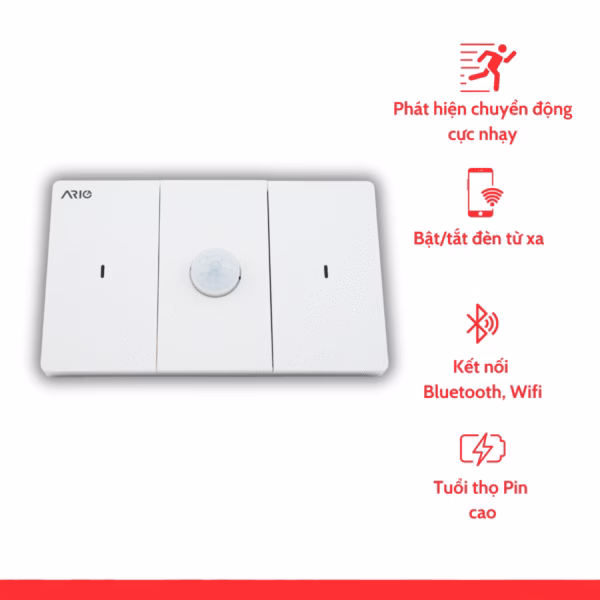 ario Công tắc cảm biến cầu thang Chữ nhật 0