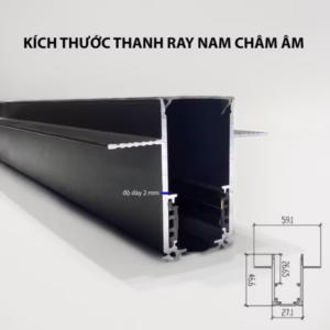 thanh ray nam cham aqara h1 kich thuoc