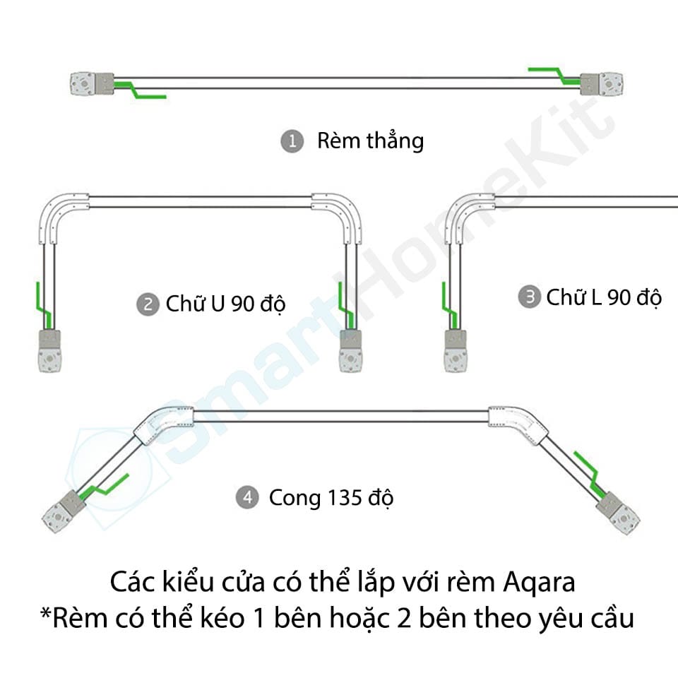 thanh rem aqara smart homekit 1 kich thuoc 1 - 3